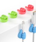 Thumbs Up Silicone Wall Hooks – (Pack of 10)