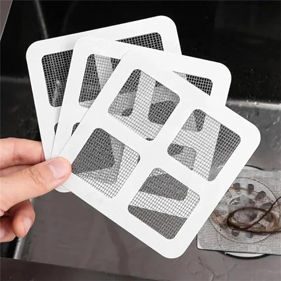 20pcs Kitchen Sink Strainer, Fapiwen Shower Drain Mesh Stickers