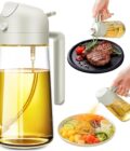 Glass Oil Bottle with Mist Spray